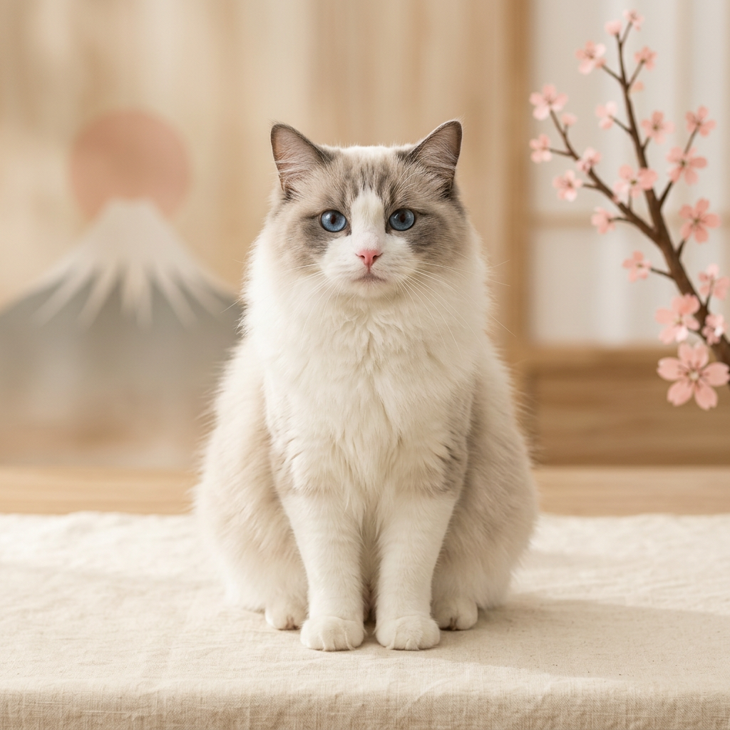 A calm cat resting near a NEKO litter box